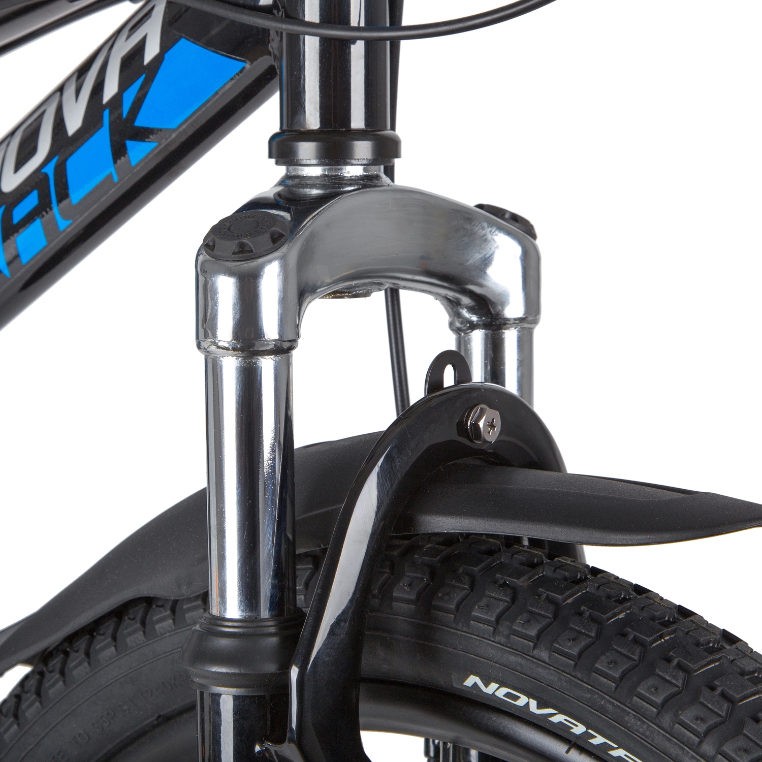 Велосипед NOVATRACK 20, SHARK чёрный, сталь, 6-скор, Microshift/Power, диск.тормоз STG