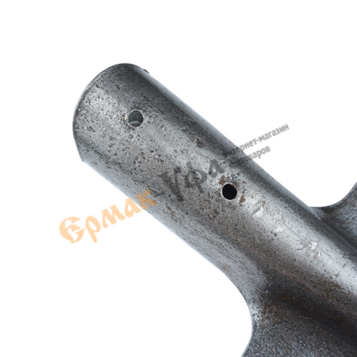 Лопата совковая рельсовая сталь, углубленная прямоугольная S-1, серый, 12/12