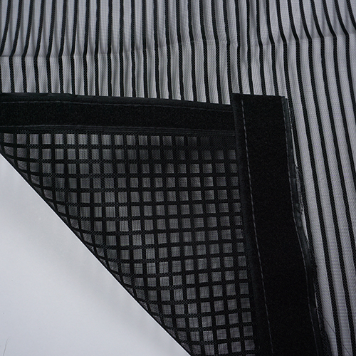 Сетка антимоскитная 100х210см, усиленная, 36 магнитов, черная, в комплекте липкая лента и гвозди, 1/10/60