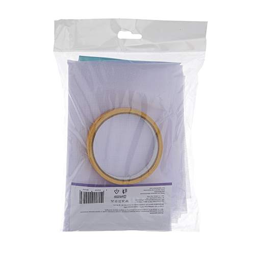 Сетка москитная 0,75х2м от насекомых для защиты окон + липкая лента 0,015*6м, 1/30