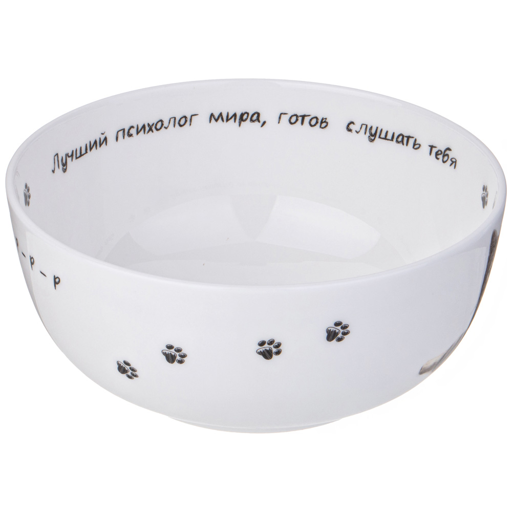 САЛАТНИК-ТАРЕЛКА СУПОВАЯ LEFARD "БЕРИ КОТА" 750 МЛ 15,5*6,5 СМ (КОР=36ШТ.)