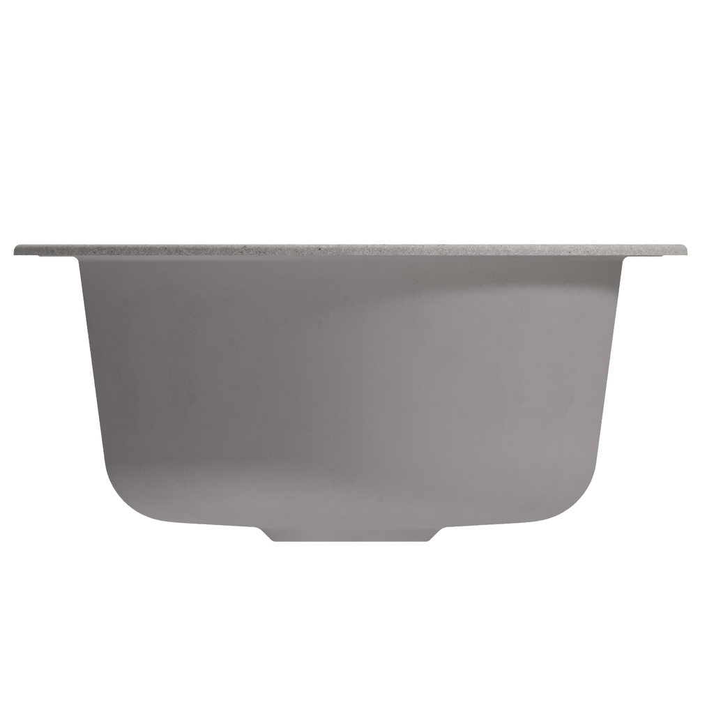 Мойкa ML-GM13 круглая, серая, 310, 495мм, глуб. чаши 200 NEW