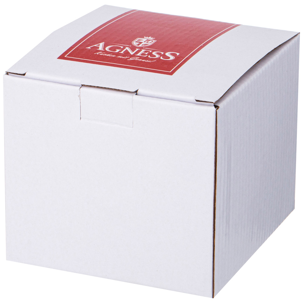 ГОРШОЧЕК ДЛЯ ЗАПЕКАНИЯ С КРЫШКОЙ AGNESS, FAMILY FARM, 600 МЛ