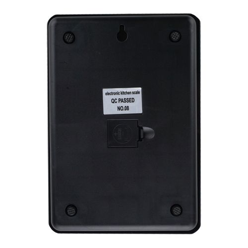 Весы кухонные электронные 5 кг 15Х21,5 стекло, 1/40