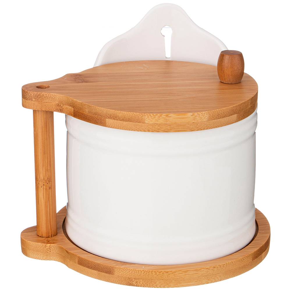 БАНКА LEFARD С ДЕРЕВ. КРЫШКОЙ 800 МЛ, КОР=12ШТ.