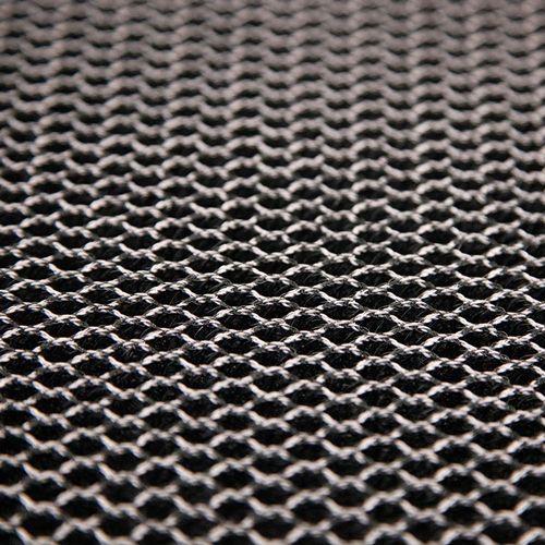 Коврик Grid 60х90 см, полуовал, черный/серый, SUNSTEP™