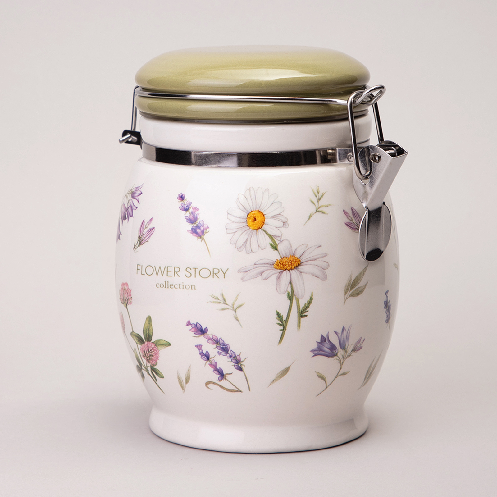 БАНКА AGNESS, FLOWER STORY, 11, 5*15 СМ 750 МЛ, КОР=24ШТ.