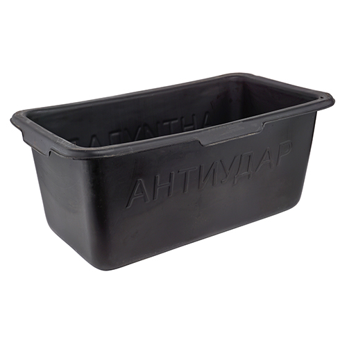 Таз строительный антиударный прямоугольный 90 л, 3/1