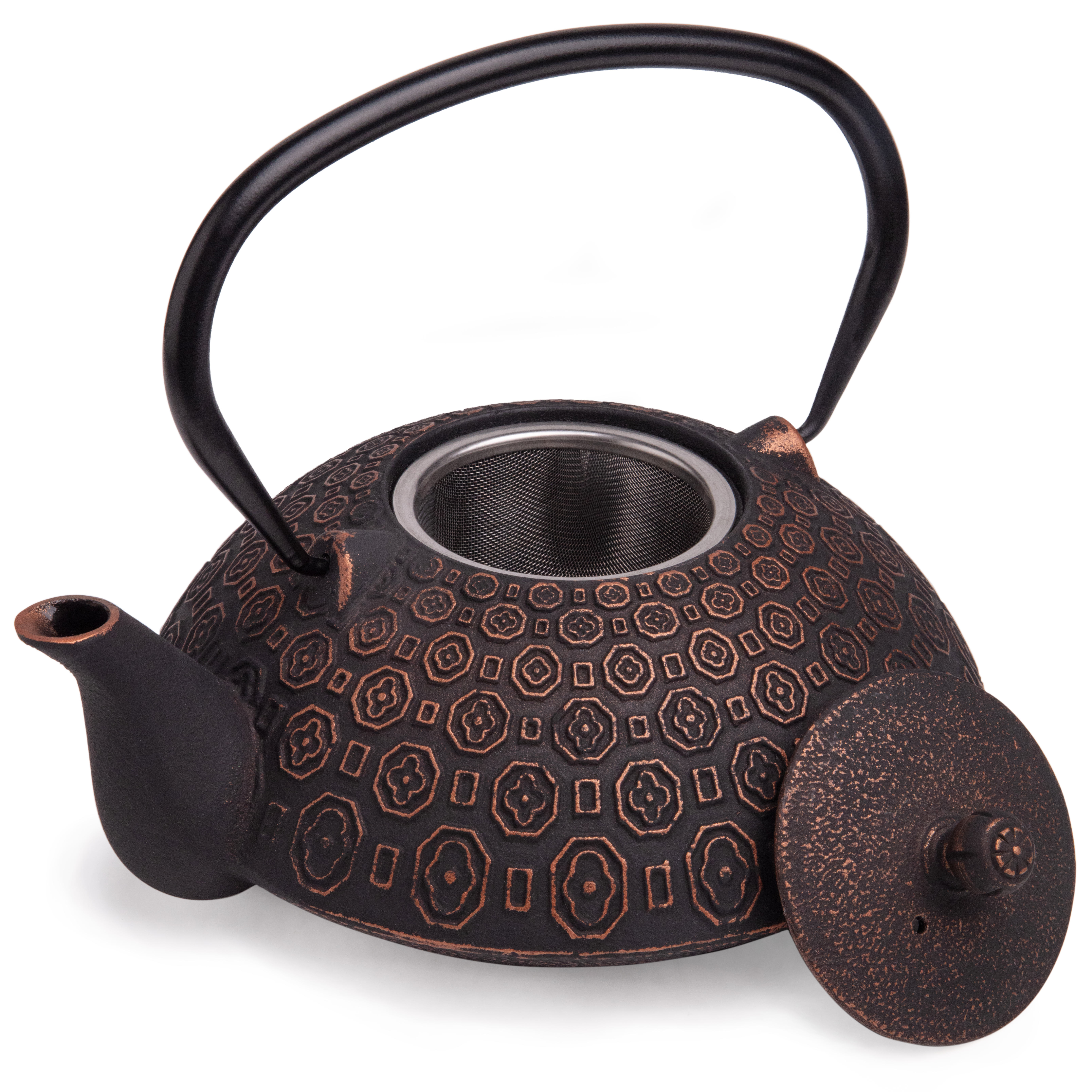 ЗАВАРОЧНЫЙ ЧАЙНИК ЧУГУННЫЙ С ЭМАЛИРОВАННЫМ ПОКРЫТИЕМ ВНУТРИ 1200 МЛ