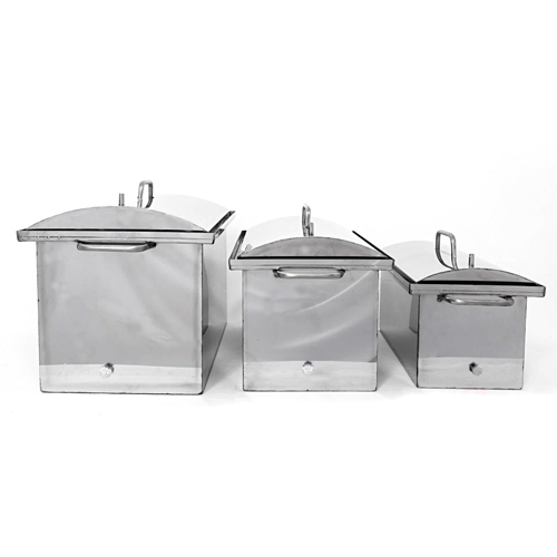 Коптильня средняя с гидрозатвором + термометр, Алковар