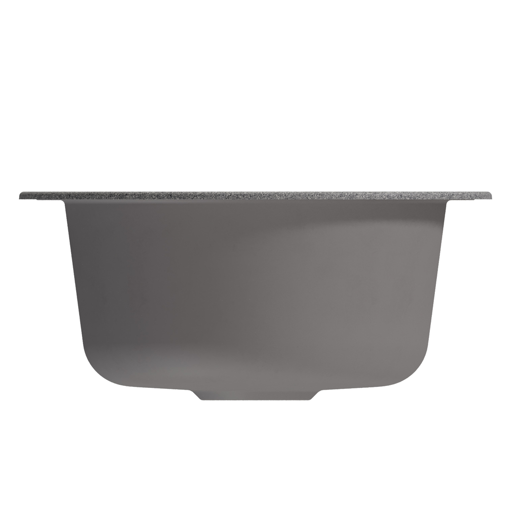 Мойкa ML-GM13 круглая, темно-серая, 309, 495мм, глуб. чаши 200 NEW