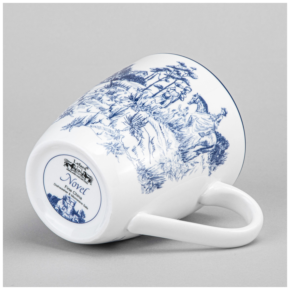 НАБОР КРУЖЕК LEFARD, NOVEL, НА ДЕРЕВ. ПОДСТАВКЕ 4 ШТ. 380 МЛ, КОР=6НАБ.