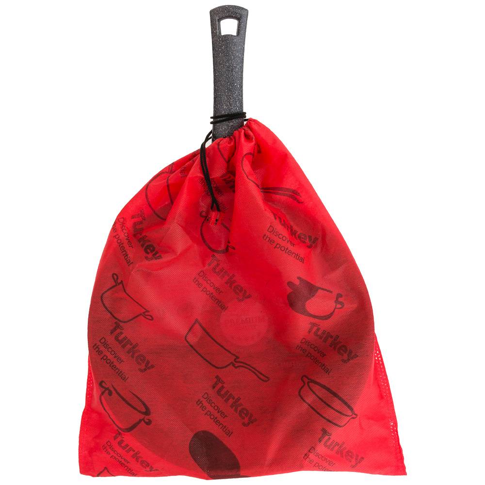 СКОВОРОДА AGNESS ГЛУБОКАЯ С АНТИПРИГАРНЫМ "МРАМОРНЫМ" ПОКРЫТИЕМ, СЕРИЯ GRANITE, 28Х6,6СМ