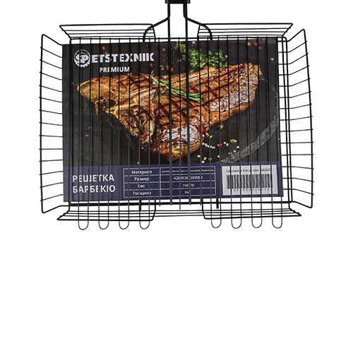 Решетка для барбекю SPETSTEXNIK корзинка большая 420*300*60 усиленная, 1/20