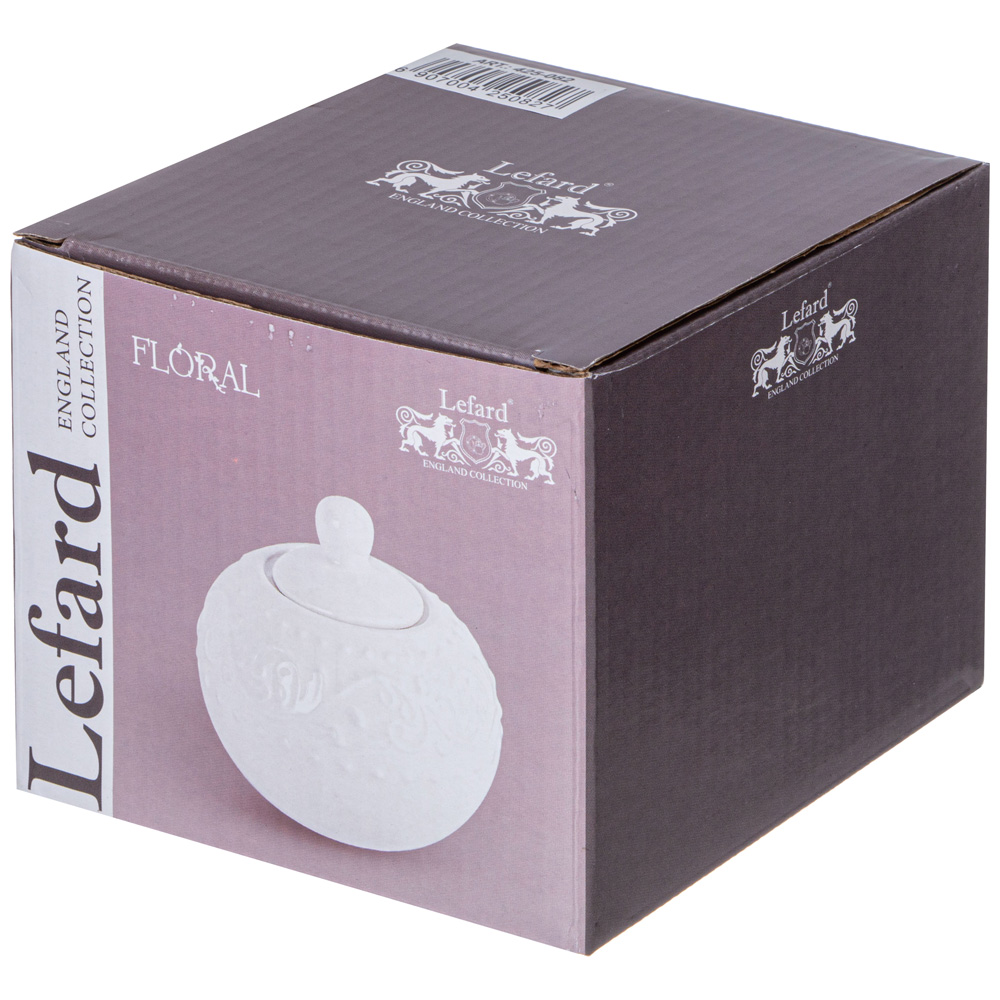 САХАРНИЦА LEFARD, FLORAL, 10*10 СМ 325 МЛ, КОР=24ШТ.