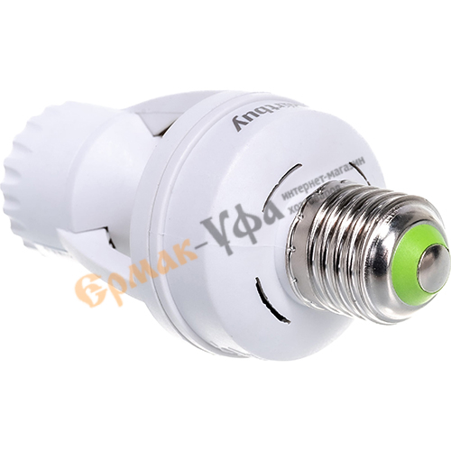 Датчик движения инфракрасный 60Вт Smartbuy Е27, до 6м, IP20, 1/100