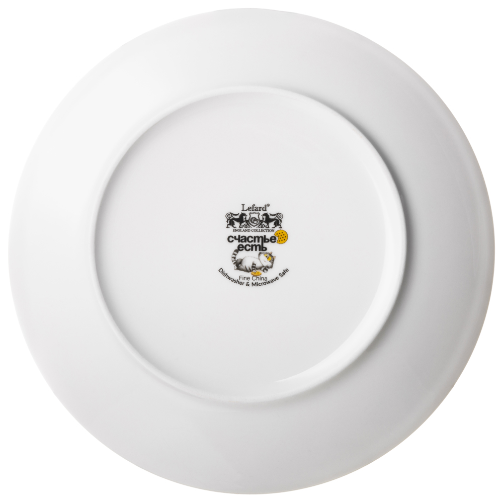 НАБОР ПОСУДЫ LEFARD, СЧАСТЬЕ ЕСТЬ, 3 ПР.: КРУЖКА 400 МЛ,  ТАРЕЛКА 20, 5 СМ,  САЛАТНИК 15, 5*5 СМ 600 МЛ