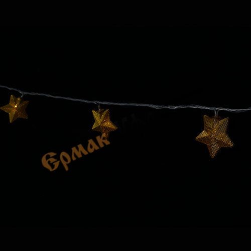 Гирлянда Звезда золотая, большая