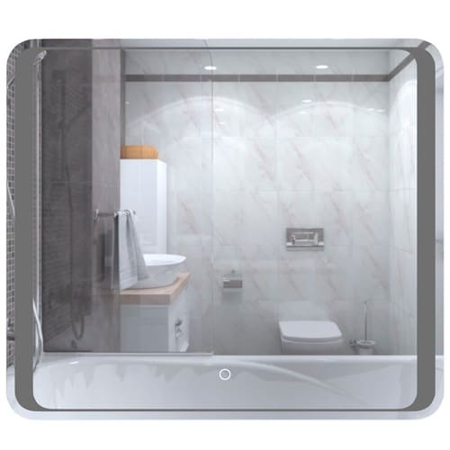 Зеркало MIXLINE, Валерия, 800*700, ШВ сенсорный выключатель, светодиодная подсветка