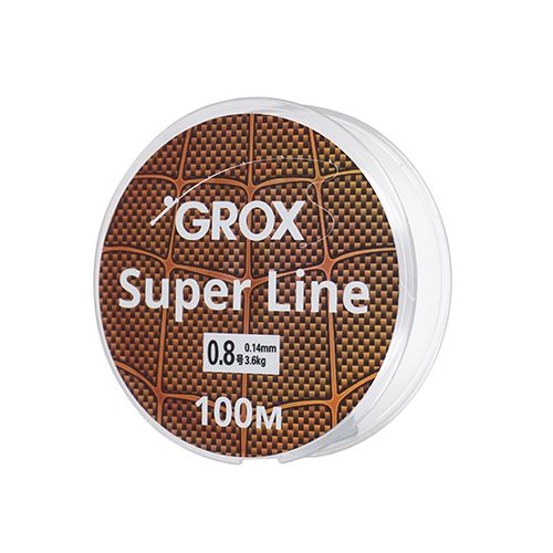 Леска GROX Super Line Универсальная 0,14х100м, 4,7кг 1/500