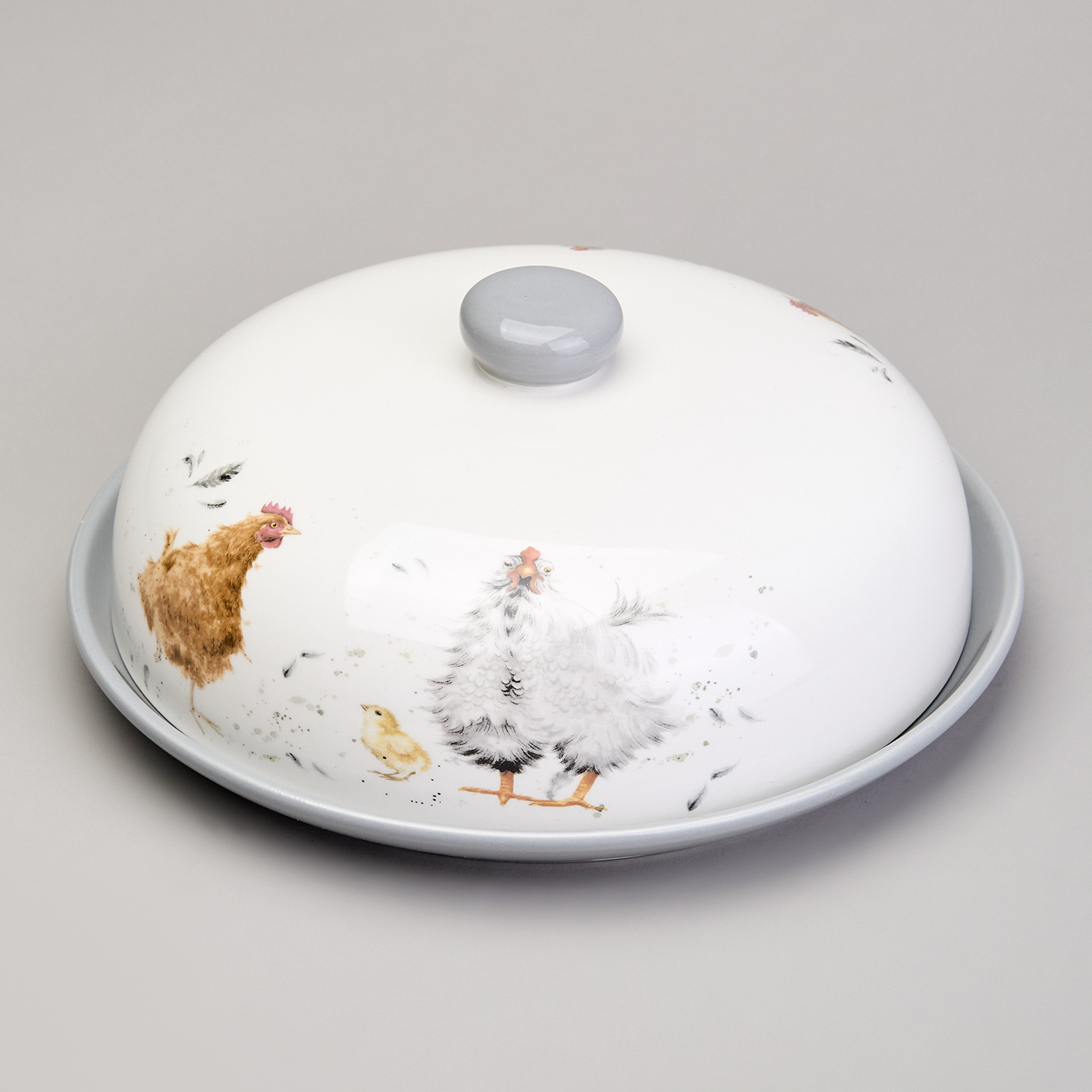 БЛЮДО ДЛЯ БЛИНОВ LEFARD, FUNNY HENS, 23, 5*10 СМ, КОР=12ШТ.