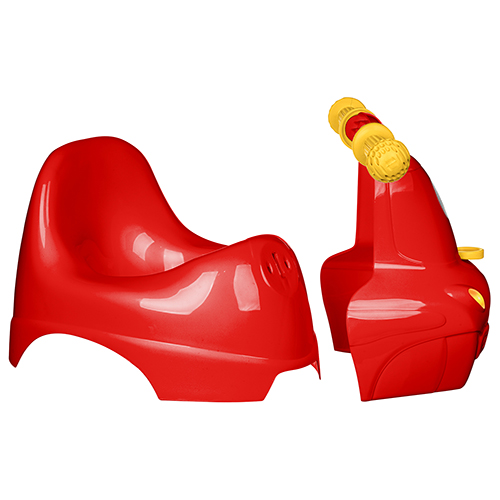 Горшок детский в форме игрушки Машинка Lapsi 221501806/03, 420х285х265 мм, красный
