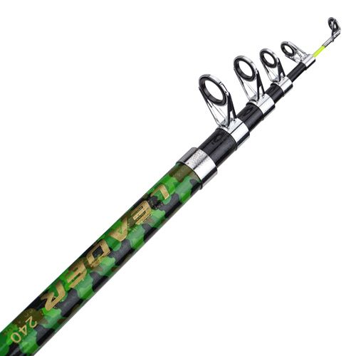 Телескопическое рыболовное спиннинговое удилище 2. 4м, 1/50