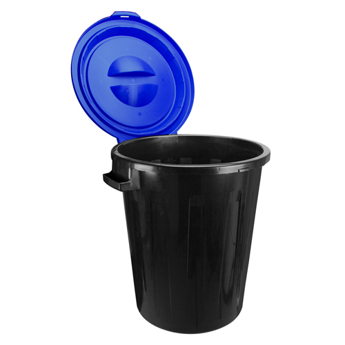 Бак для мусора 60л, синий, 1/1