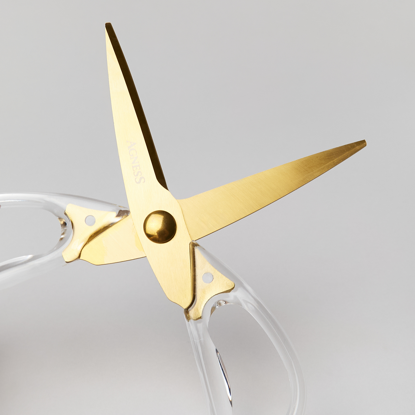 КУХОННЫЕ НОЖНИЦЫ ЦВЕТ АЙВОРИ, ТИТАНОВОЕ ПОКРЫТИЕ ЛЕЗВИЯ, 20, 5СМ, МАЛ=12ШТ