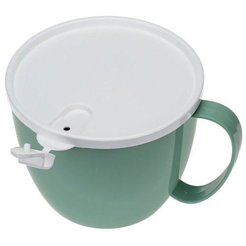 Кружка для супа 0.7 л IDEA М 1214, с крышкой, фисташковая