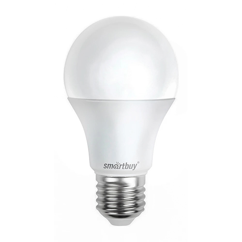 Лампочка светодиодная E27 11Вт 6000К Smartbuy шар, 10/100