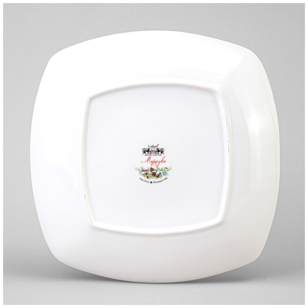 БЛЮДО LEFARD, МОРОЗКО, КВАДРАТНОЕ 25X4 CM, КОР=12ШТ.