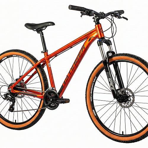 Велосипед STINGER 27.5" ELEMENT оранжевый, алюминий, размер SM