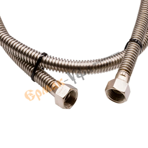 Подводка для газа 1/2 100см ГГ Сильфонная VRT-151000, 1/1