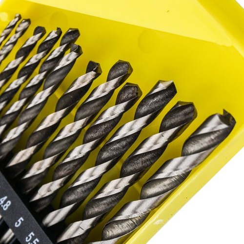 Набор сверл по металлу цилиндрический хвостовик 1. 5-6. 5мм 13 шт Барракуда пластиковый кейс, 1/200