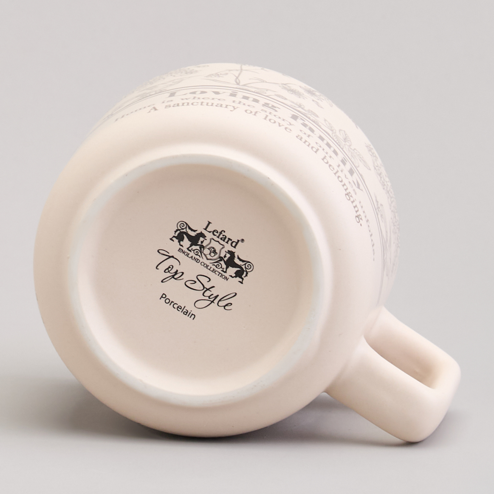 КРУЖКА LEFARD 400МЛ С БАМБУКОВОЙ КРЫШКОЙ, SWEET HOME, 9.6*8CM