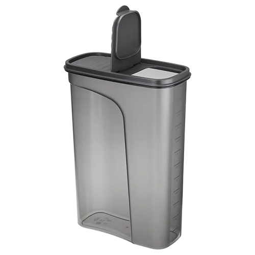 Емкость для сыпучих продуктов 3 л IDEA БЕСТ М 1257, графитовая