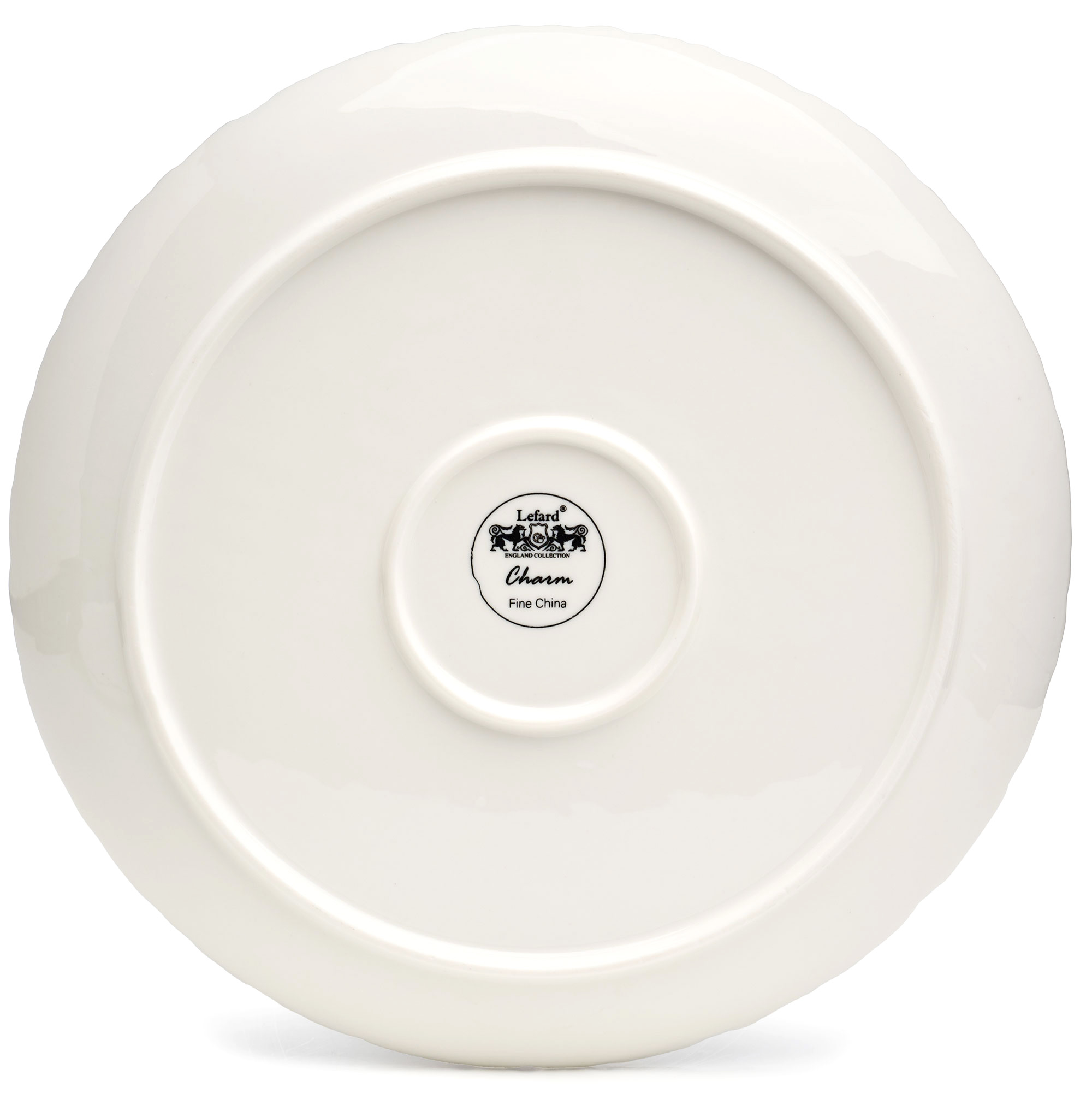 НАБОР ТАРЕЛОК ОБЕДЕННЫХ LEFARD, CHARM, 2 ШТ. 26*2, 5 СМ, С ЗОЛОТОЙ ЛИНИЕЙ