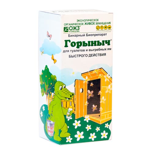 Биопрепарат для туалетов Горыныч 500мл, 12/12