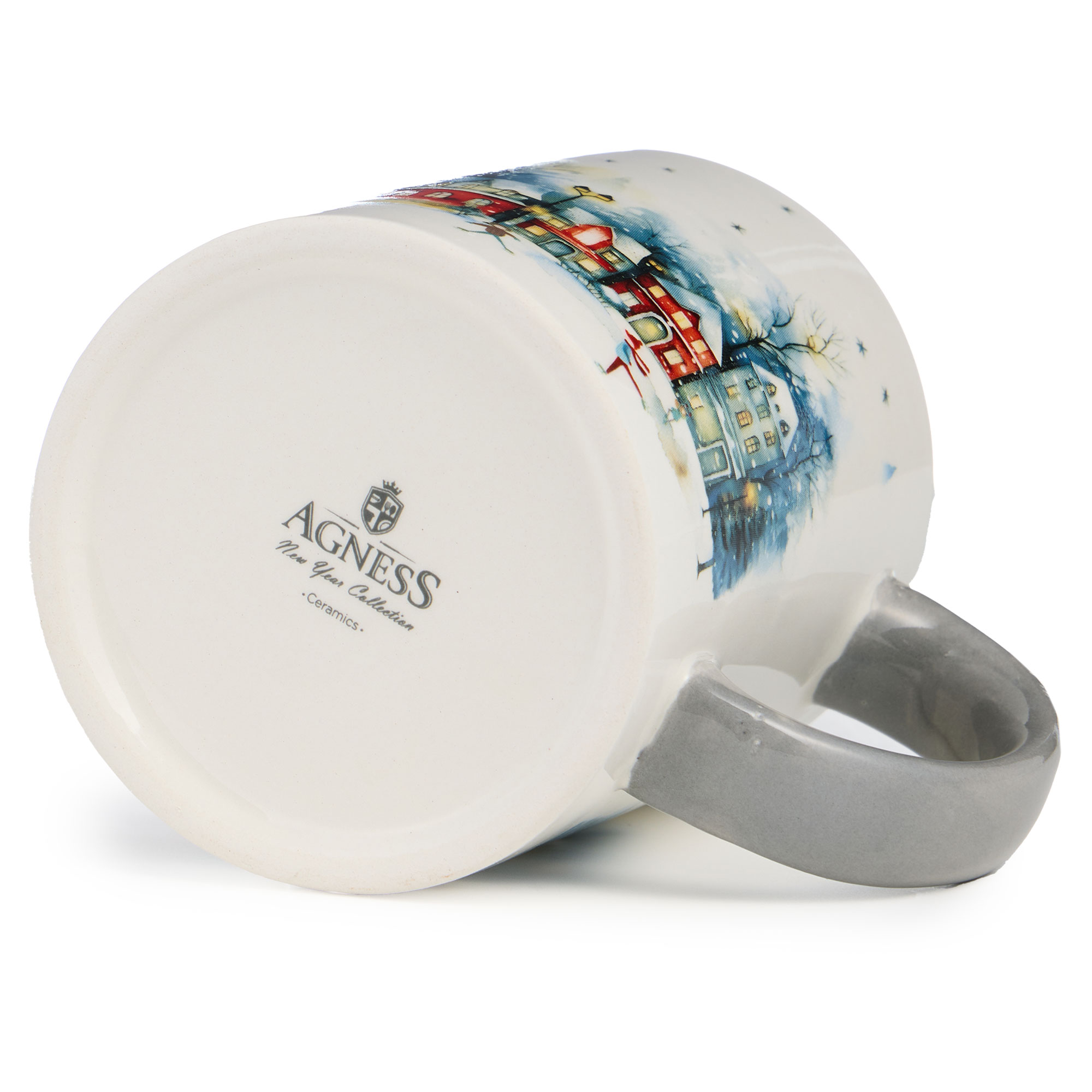 КРУЖКА AGNESS, С НОВЫМ ГОДОМ!, 11, 5*8*9, 5 СМ