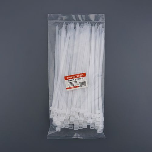 Хомут, стяжка, 240х7,5 нейлон белый 100шт/уп, 1/70