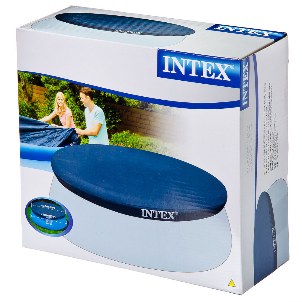 INTEX Крышка для круглого бассейна с надувными бортами, 305см, 58938/28021
