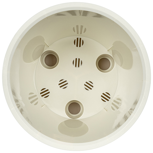 Горшок для цветов 5 л Homver Velvet 221603027/01, 230 мм, бежевый