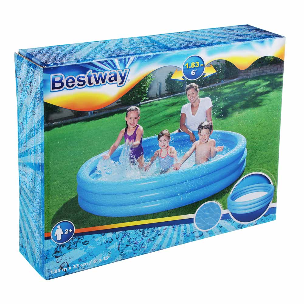 BESTWAY Бассейн надувной Play Pool, PVC, 183х33см, 51027