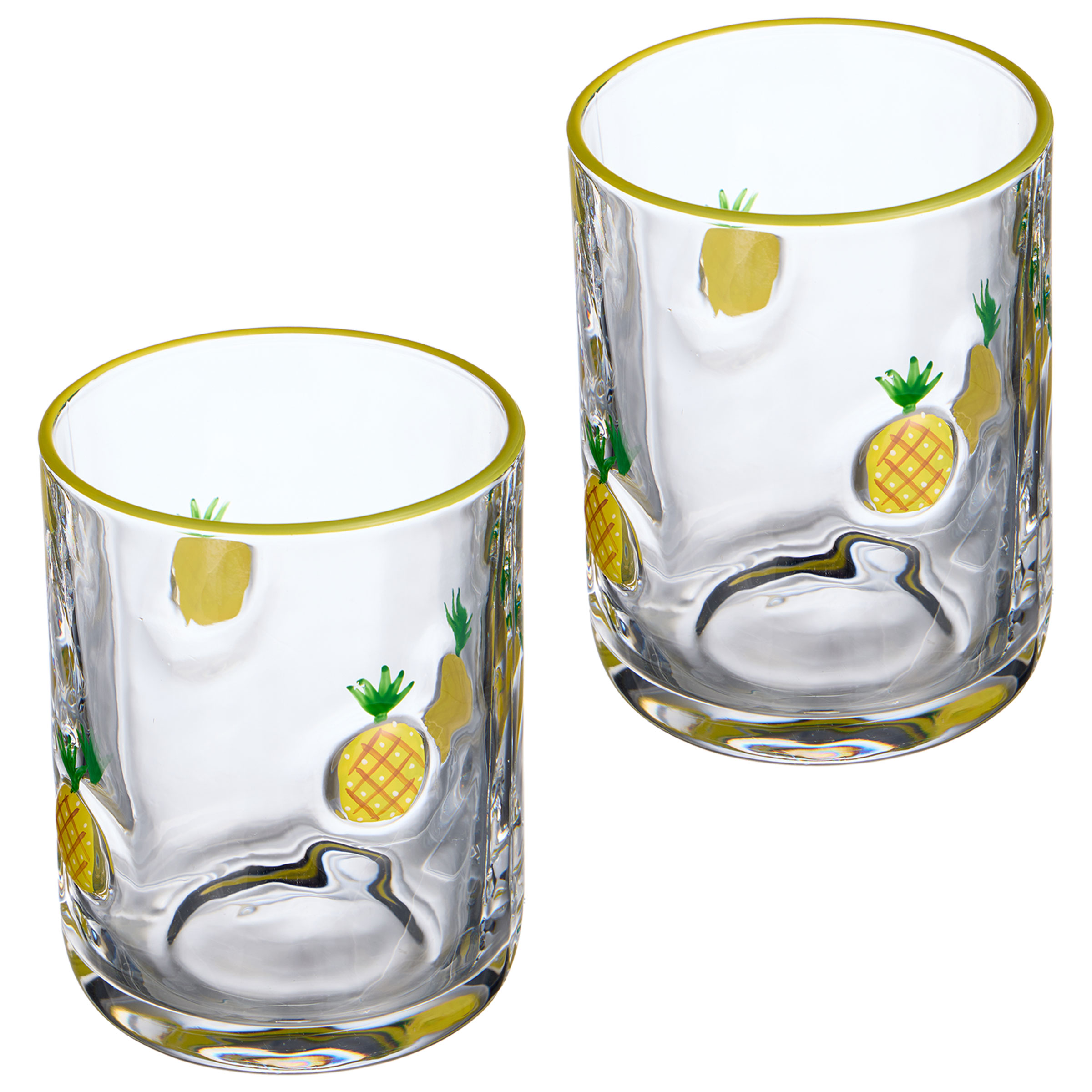 НАБОР СТАКАНОВ, FRUITY PINEAPPLE, ИЗ 2 ШТ. 400 МЛ