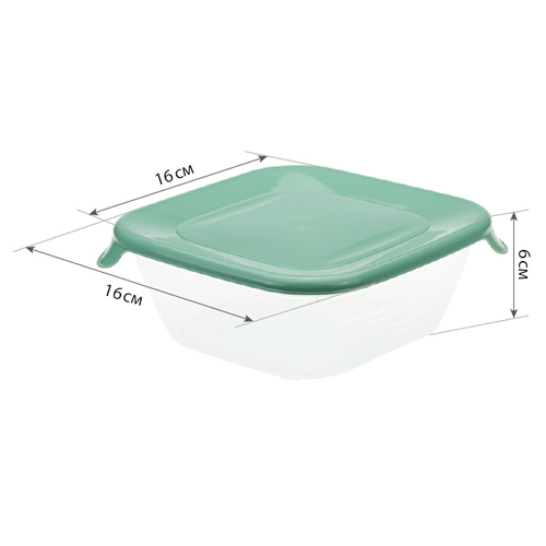 Емкость для продуктов 0.8 л IDEA ПРАКТИК М 1462, микс, разноцветный