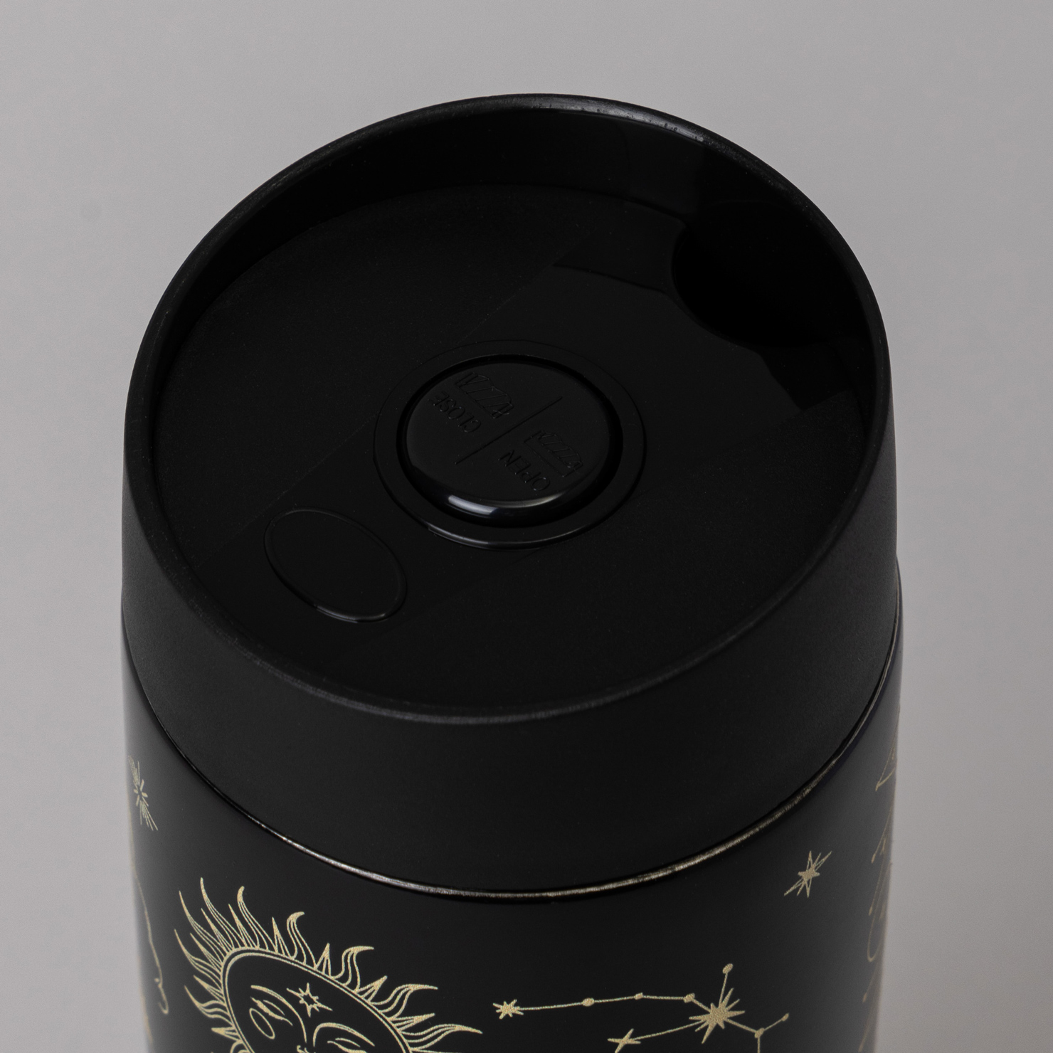 ТЕРМОКРУЖКА AGNESS, SUPERNOVA BLACK, 360МЛ