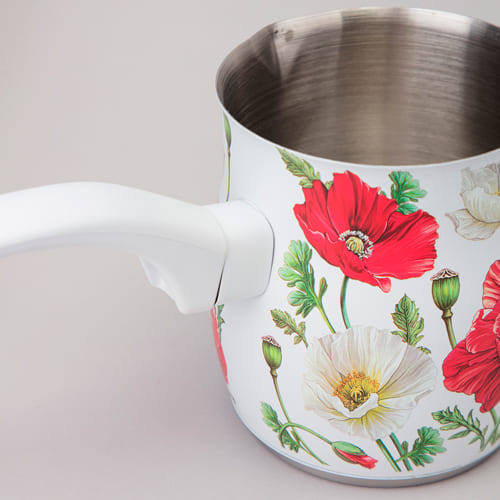 ТУРКА AGNESS, БЕЛЫЕ МАКИ, 680 МЛ МАЛ=12ШТ