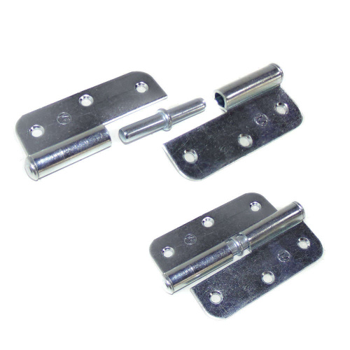 Петля дверная накладная ПН-1-85 без шурупов правая цинк, цена за штуку, Кунгур, 10/100