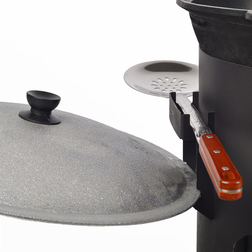 Учаг для казана 12,0л с дверцей без трубы 360мм сталь 2мм, 1/1